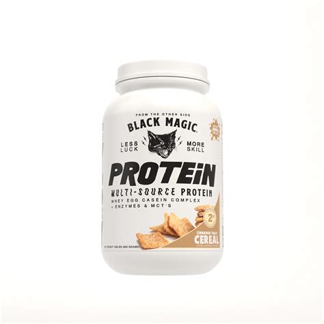 Black magic supply protein infographics